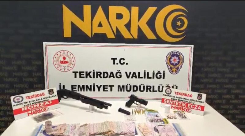 Tekirdağ'da uyuşturucu operasyonu 10 kişi tutuklandı 1