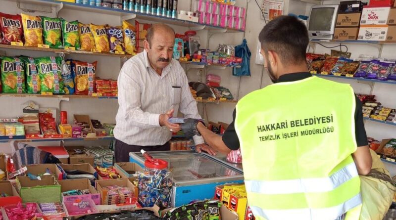 Temiz bir Hakkari için 2 bin broşür dağıtıldı 1