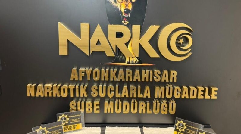 Afyonkarahisar’da uyuşturucu operasyonu 1