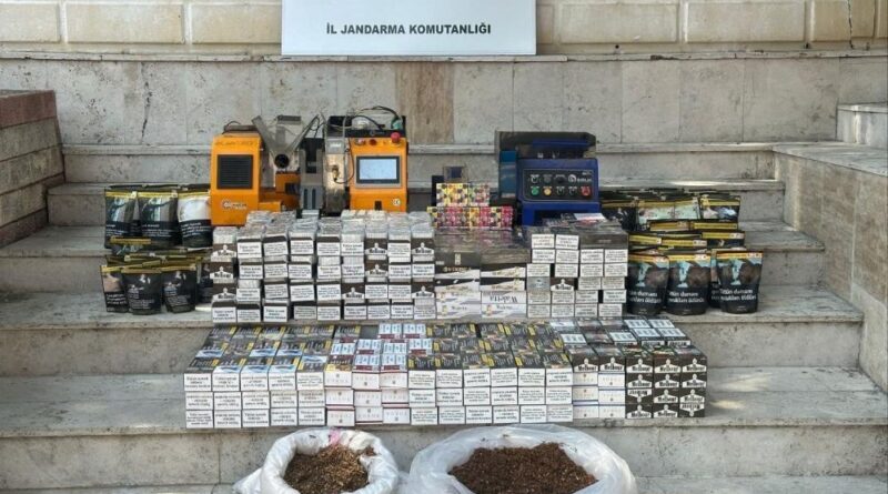 Alaşehir'de kaçak tütün operasyonu 1