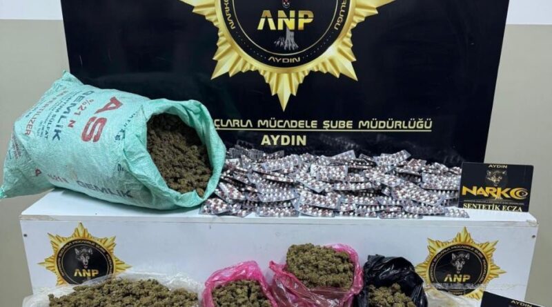 Aydın'da 10 kilogram uyuşturucu yakalandı: 2 kişi tutuklandı 1