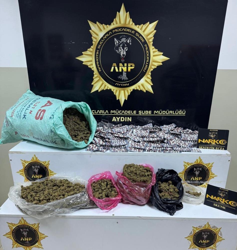 Aydın’da 10 kilogram uyuşturucu yakalandı: 2 kişi tutuklandı