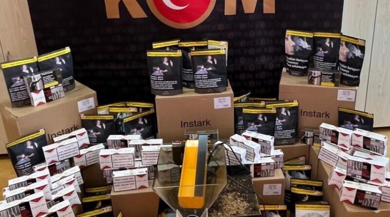 Bartın'da tütün ve makaron operasyonu 1