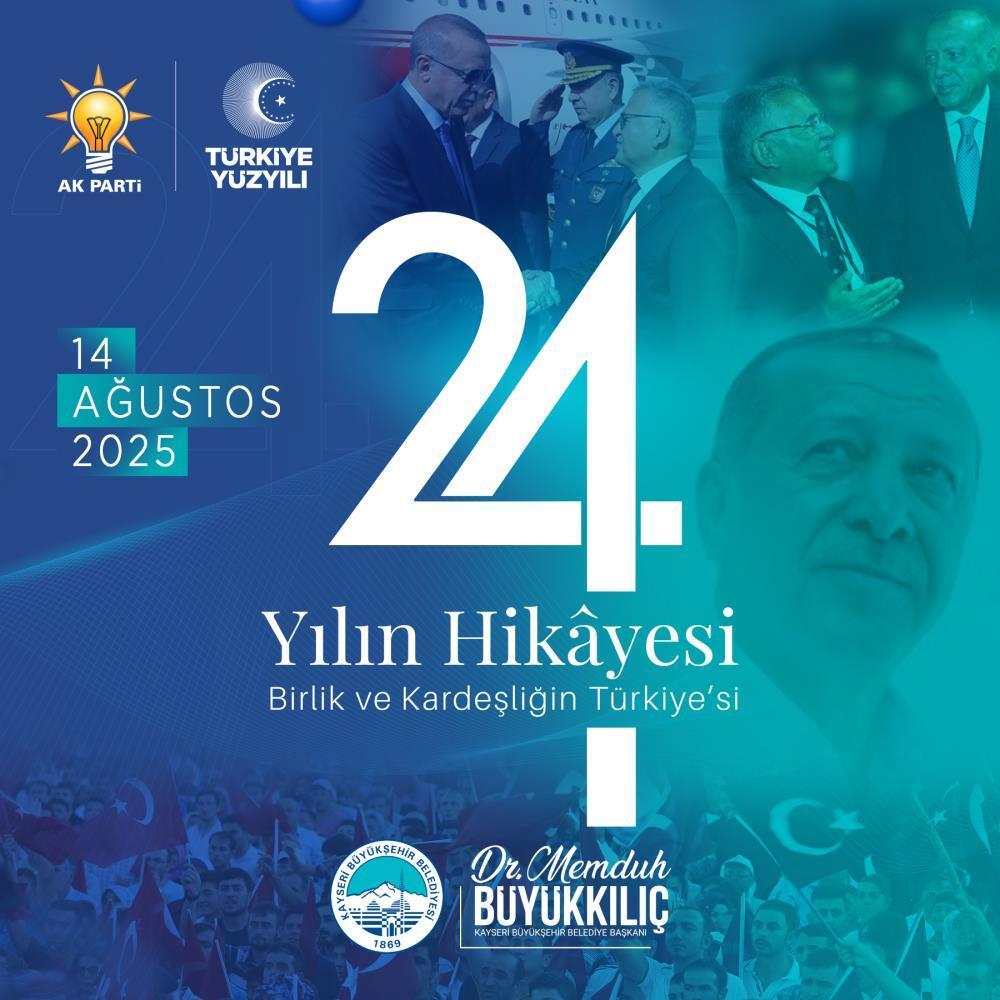 Başkan Büyükkılıç’tan 24’üncü yılda ‘birlik ve kardeşlik’ vurgusu