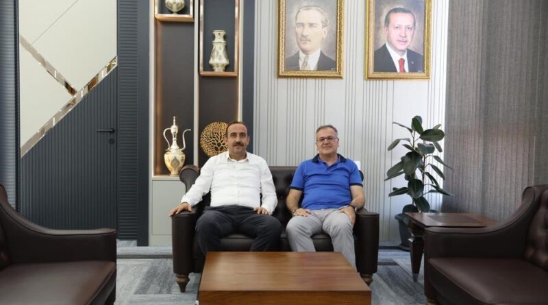 Başkan Özdoğan; İncesu Belediye Başkanı Mustafa İlmek'i makamında ağırladı 1