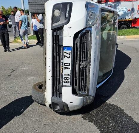 Batman'da trafik kazası: 1 yaralı 1