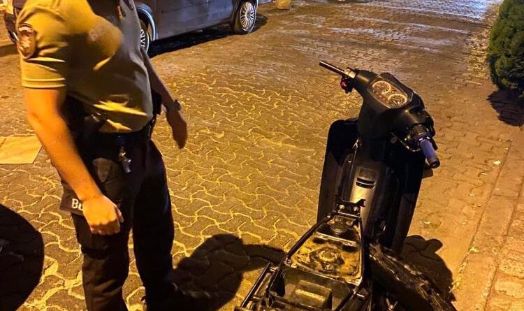 Bekçilerin dikkati çalıntı motosikleti yakalattı 1