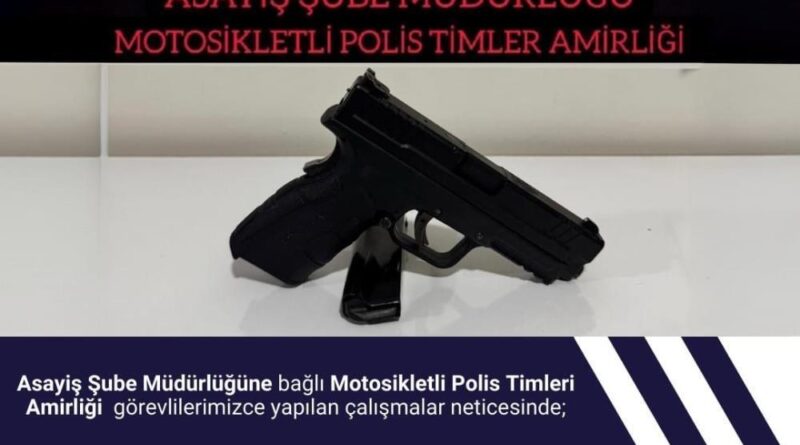 Bingöl’de ruhsatsız tabanca ele geçirildi 1