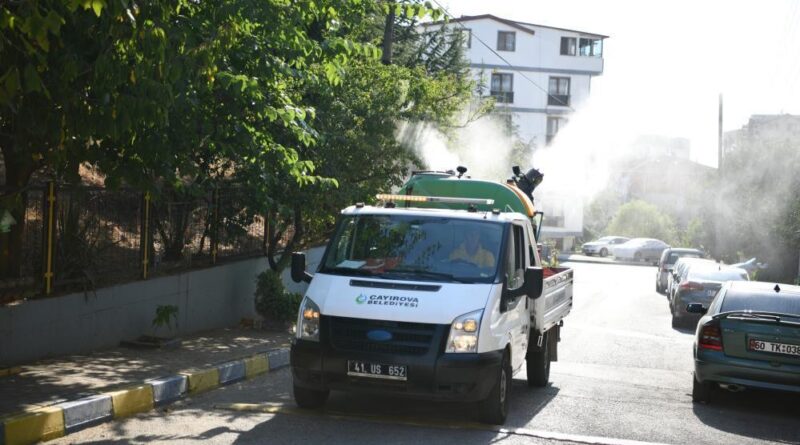 Bulaşıcı hastalıklara karşı ilaçlama yapılıyor 1