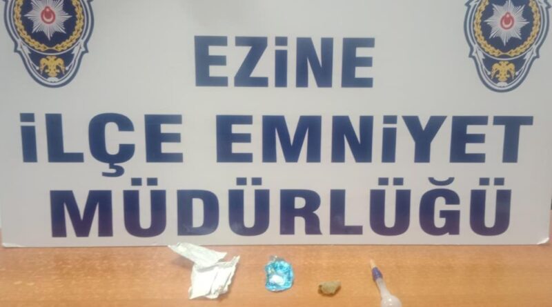 Çanakkale'de uyuşturucu operasyonu: 1 tutuklama 1