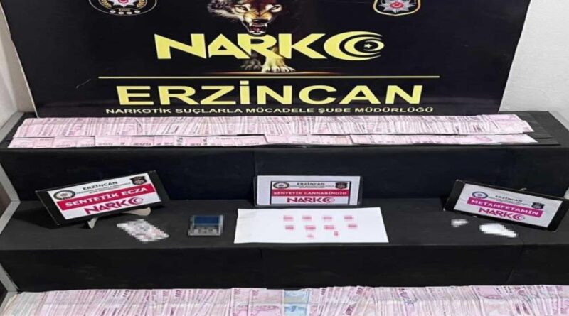 Erzincan’da uyuşturucu ticaretinden 2 kişi tutuklandı 1