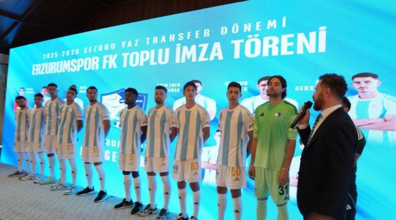 Erzurumspor’da yeni transferler tanıtıldı 1