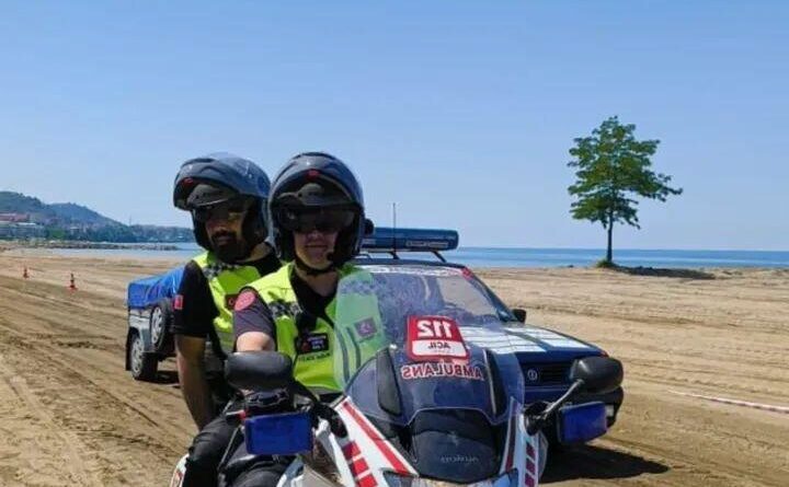 Karadeniz’in ilk motorize ambulansı Giresun’da hizmete başladı 1