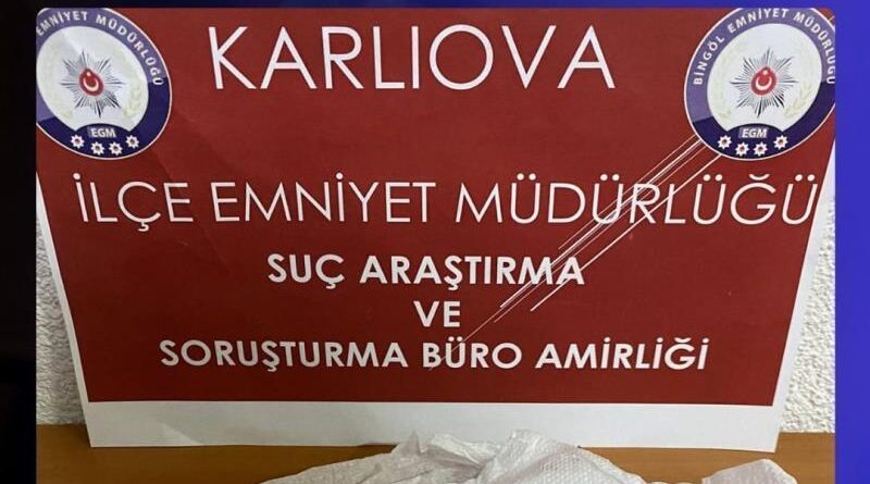 Karlıova’da uyuşturucuyla mücadele 1