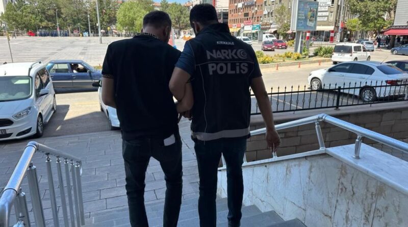 Kırıkkale'de uyuşturucu suçundan aranan firari yakalandı 1