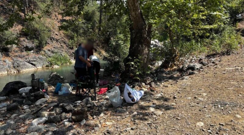 Mersin’de ormanlık alana izinsiz girenlere ceza kesildi 1