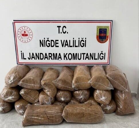 Niğde’de 120 kilo kaçak tütün ele geçirildi 1
