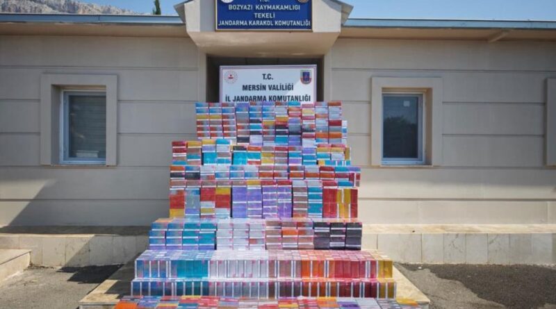 Piyasa değeri 7,5 milyon TL: 700 bin adet elektronik sigara tütünü ele geçirildi 1