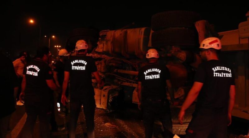 Şanlıurfa’da zincirleme trafik kazası: 3 yaralı 1