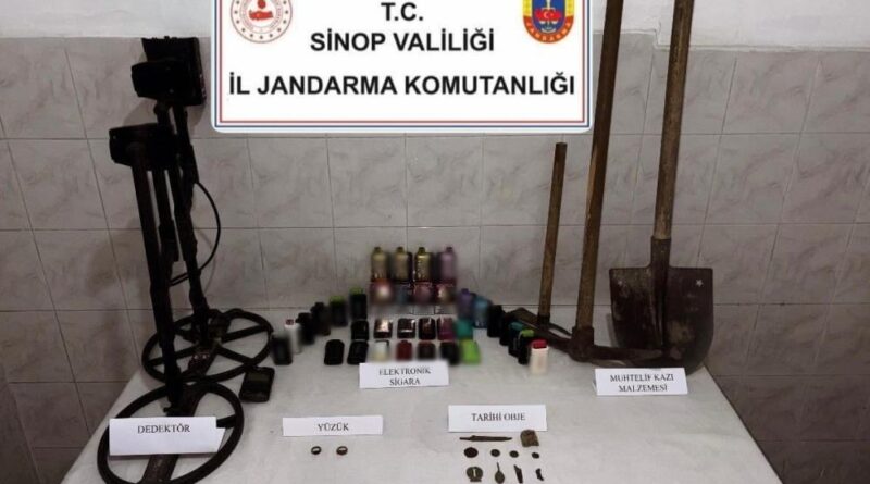 Sinop'ta tarihi eser kaçakçılığı operasyonu: 1 gözaltı 1