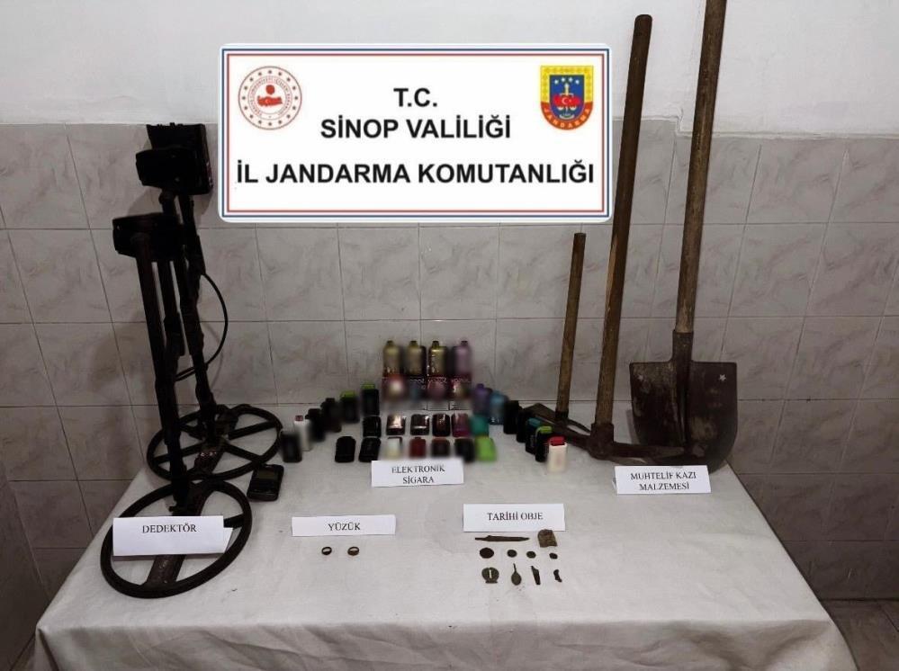Sinop’ta tarihi eser kaçakçılığı operasyonu: 1 gözaltı
