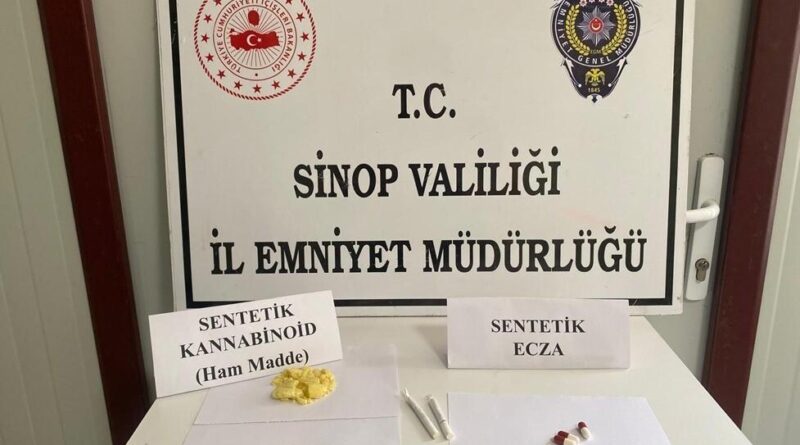 Sinop’ta uyuşturucu operasyonu: 2 tutuklama 1