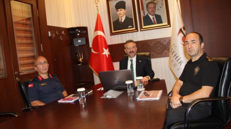 Vali Aksoy güvenlik alanında yapılan çalışmalar ve verileri paylaştı 1