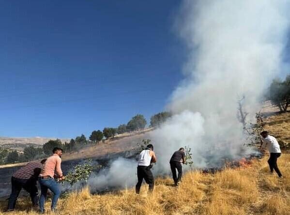 Yangına müdahale eden 7 işçi dumandan etkilendi 1