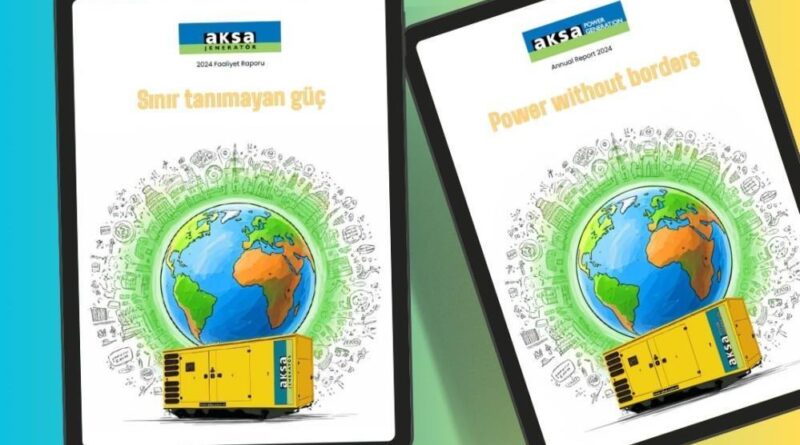 Aksa Jeneratör 2024 Faaliyet Raporu'na 6 uluslararası ödül birden 1
