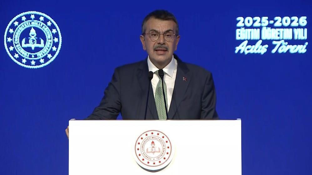 Bakan Tekin, 2025-2026 Eğitim Öğretim Yılı Açılış Töreni’ninde konuştu