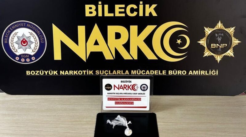 Bilecik'te uyuşturucu operasyonu 1