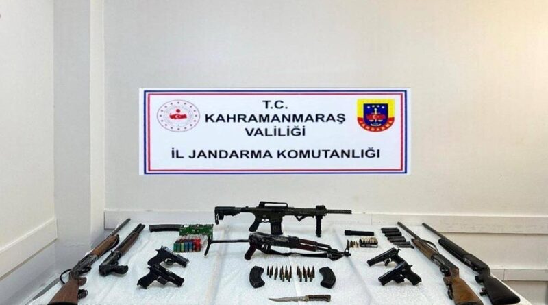 Kahramanmaraş’ta silah kaçakçılarına baskın: 2 tutuklama 1