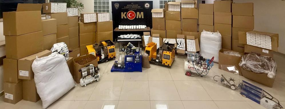 Manisa’da 35 şahıs kaçakçılık operasyonlarında gözaltına alındı