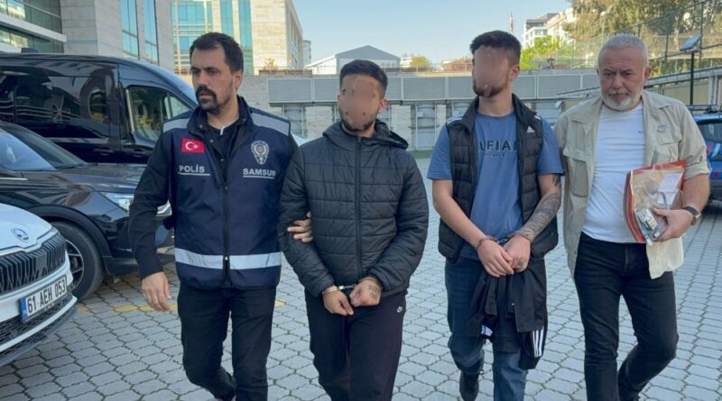 Samsun’da gasp ve yaralama: 2 tutuklama, 1 ev hapsi 1