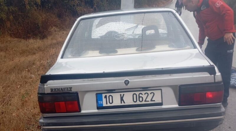 Susurluk’ta trafik kazası: 1 yaralı 1
