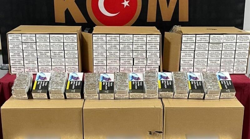 Yozgat’ta 202 bin kaçak makaron ele geçirildi 1