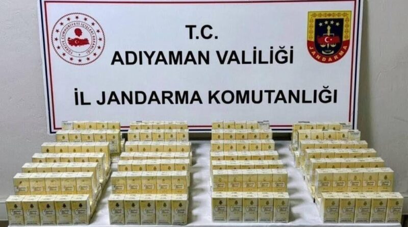 Adıyaman’da 530 paket kaçak sigara ele geçirildi 1