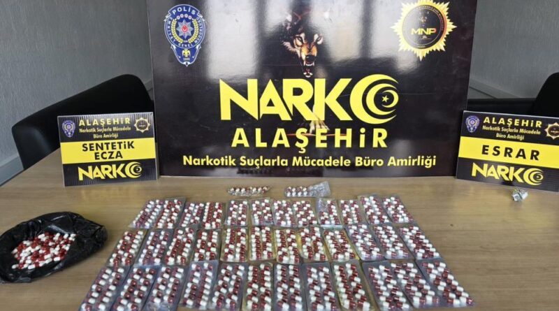 Alaşehir polisi uyuşturucu tacirlerine göz açtırmıyor 1