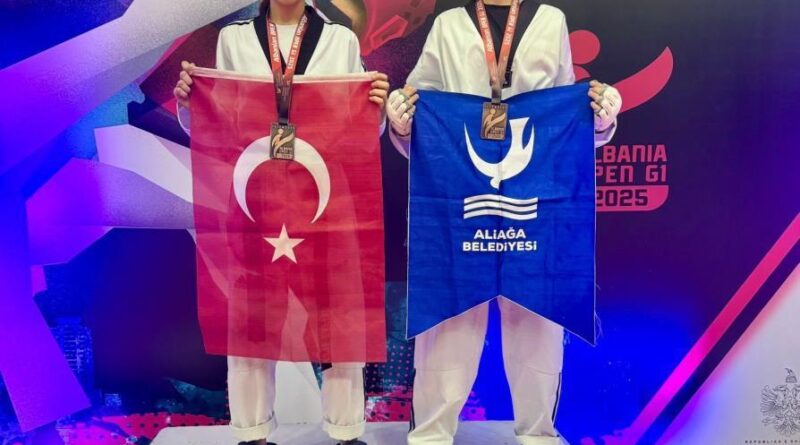 Aliağalı taekwondoculardan iki madalya 1