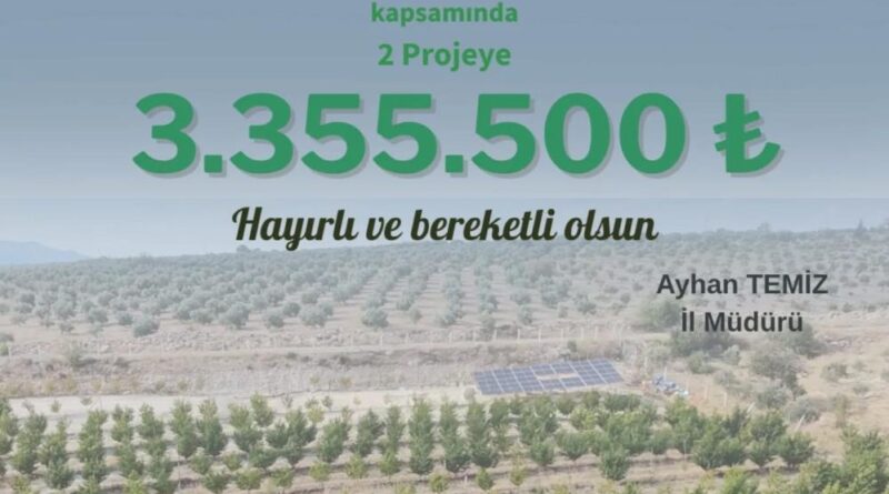 Aydın’da kırsal kalkınmaya 3 milyon TL destek 1