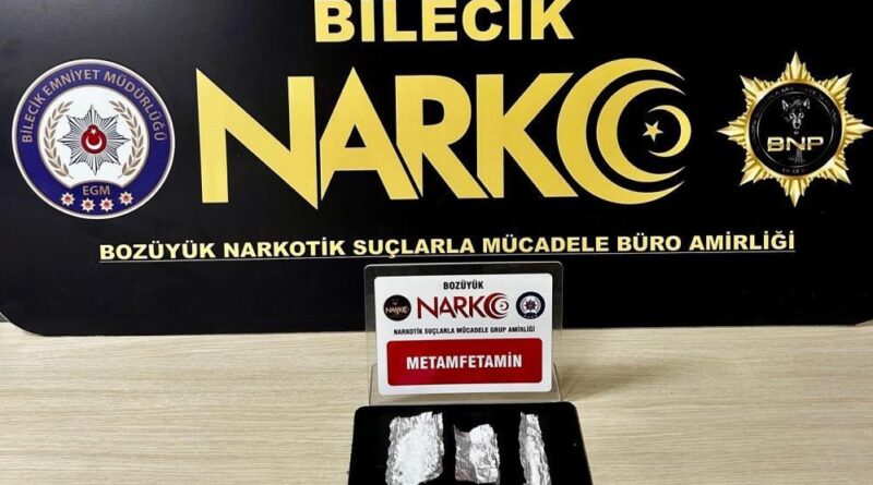 Bilecik’te uyuşturucu operasyonu: 1 gözaltı 1