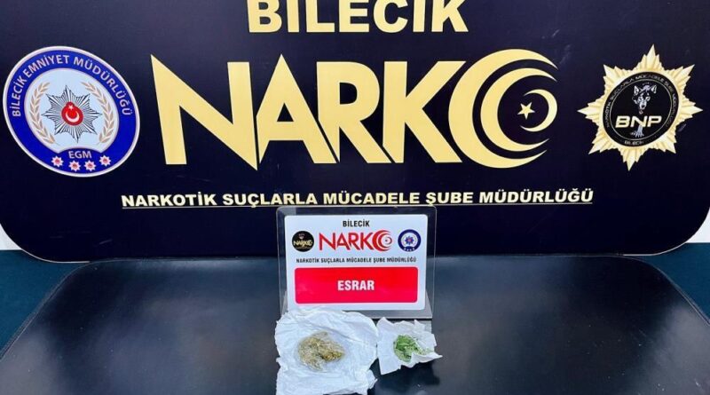 Bilecik’te uyuşturucu operasyonu: 2 şüpheli yakalandı 1
