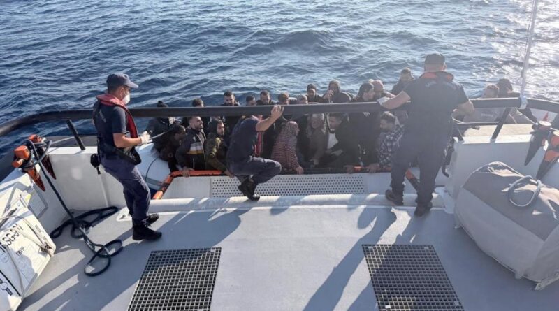 Bodrum'da 35 düzensiz göçmen yakalandı 1