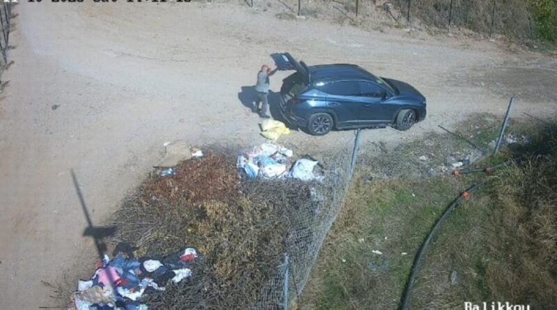 Çevreyi kirletti, kameralardan kaçamadı 1