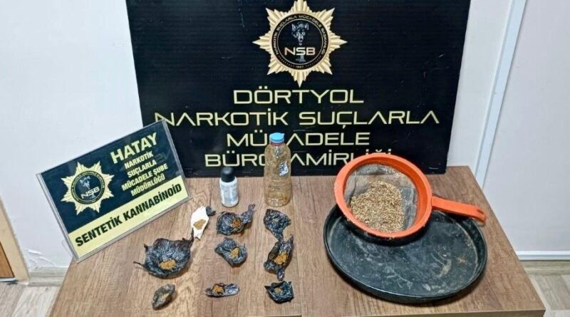 Dörtyol'da uyuşturucu operasyonu: 1 kişi tutuklandı 1