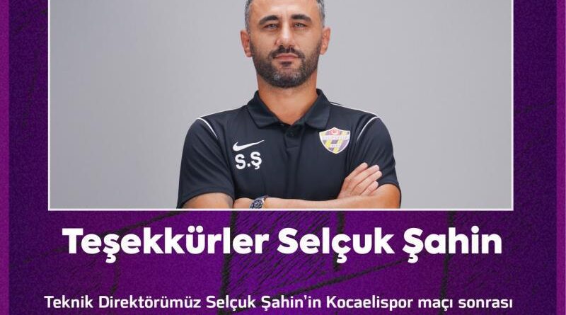 Eyüpspor, Selçuk Şahin yollarını ayırdı 1
