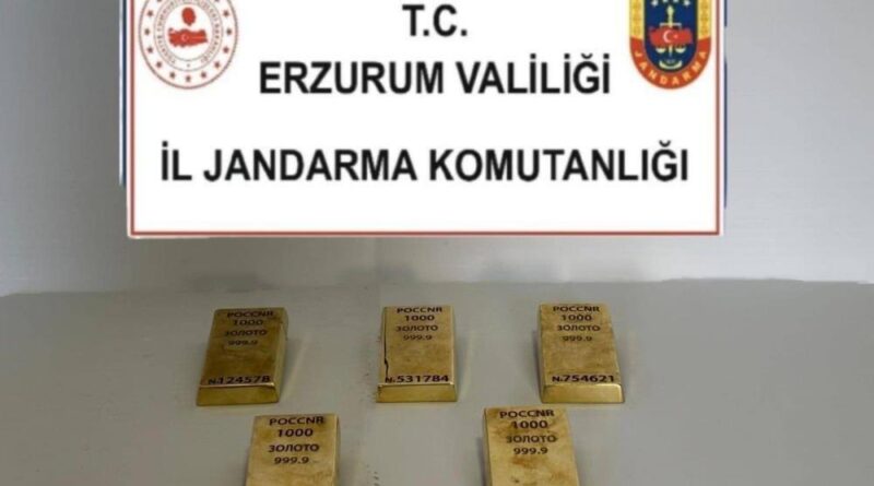 Horasan’da altın operasyonu 1