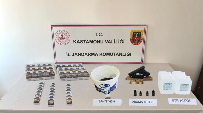 Kastamonu’da sahte alkol operasyonu: 6 kişi gözaltına alındı 1