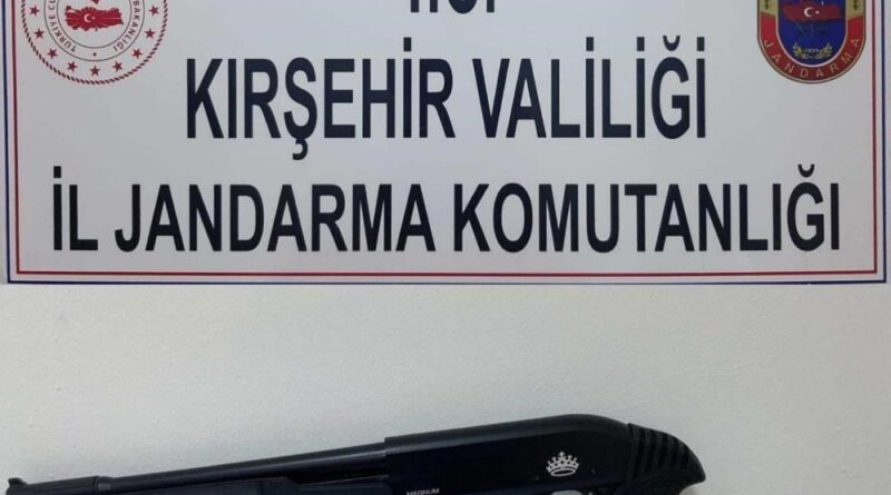Kırşehir’de ruhsatsız tüfek operasyonu 1