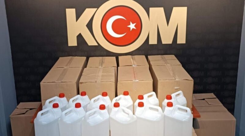 Manisa'da kaçak alkol operasyonu 1